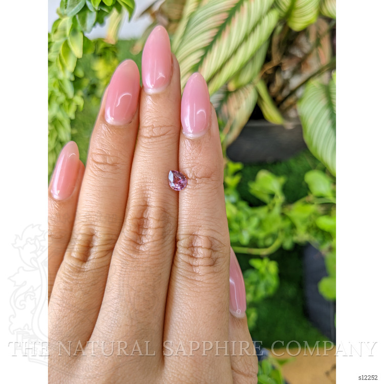 0.71 Ct. Pink Sapphire from Ceylon (Sri Lanka)