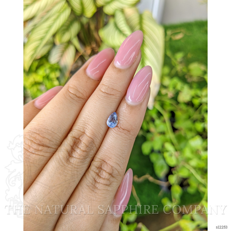 0.84 Ct. Blue Sapphire from Ceylon (Sri Lanka)