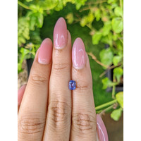 0.79 Ct. Blue Sapphire from Ceylon (Sri Lanka) Life Style