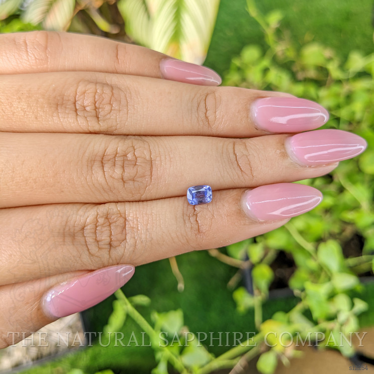 0.79 Ct. Blue Sapphire from Ceylon (Sri Lanka)
