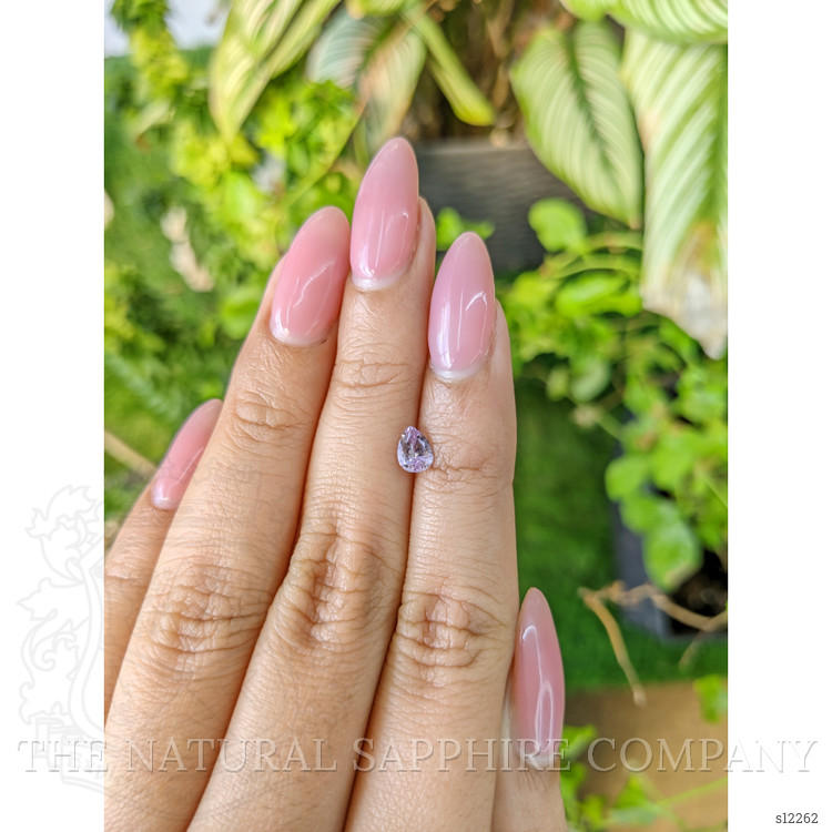 0.56 Ct. Purple Sapphire from Ceylon (Sri Lanka)