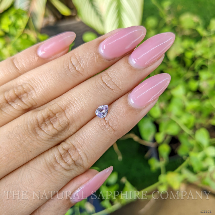 0.56 Ct. Purple Sapphire from Ceylon (Sri Lanka)
