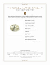0.57 Ct. Yellow Sapphire from Ceylon (Sri Lanka) Scan Report