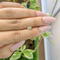 0.57 Ct. Yellow Sapphire from Ceylon (Sri Lanka) Life Style