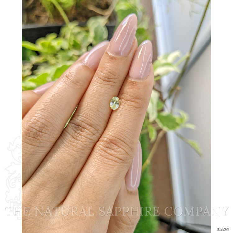 0.57 Ct. Yellow Sapphire from Ceylon (Sri Lanka)