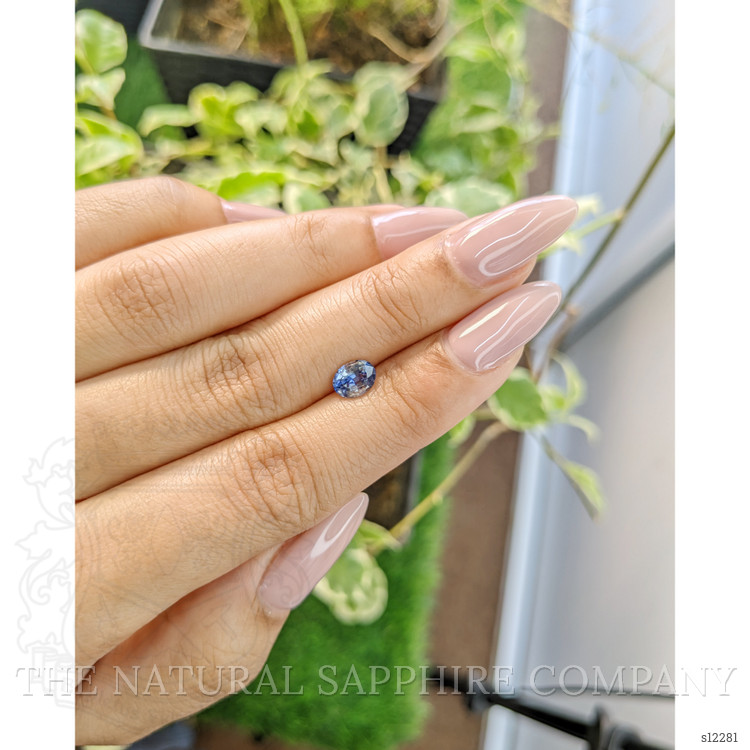 0.92 Ct. Bi Color Sapphire from Ceylon (Sri Lanka)