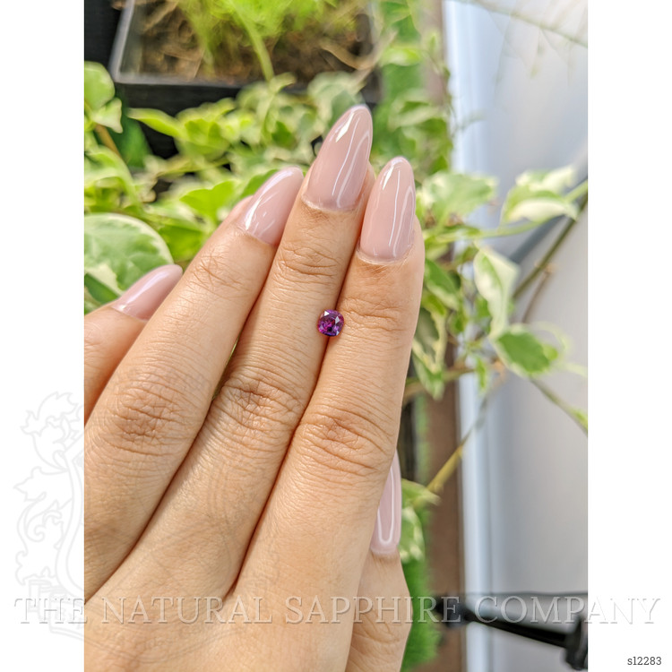 0.48 Ct. Purplish Pink Sapphire from Ceylon (Sri Lanka)
