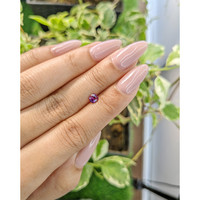 0.48 Ct. Purplish Pink Sapphire from Ceylon (Sri Lanka) Life Style