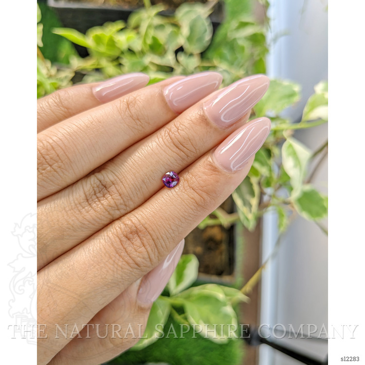 0.48 Ct. Purplish Pink Sapphire from Ceylon (Sri Lanka)
