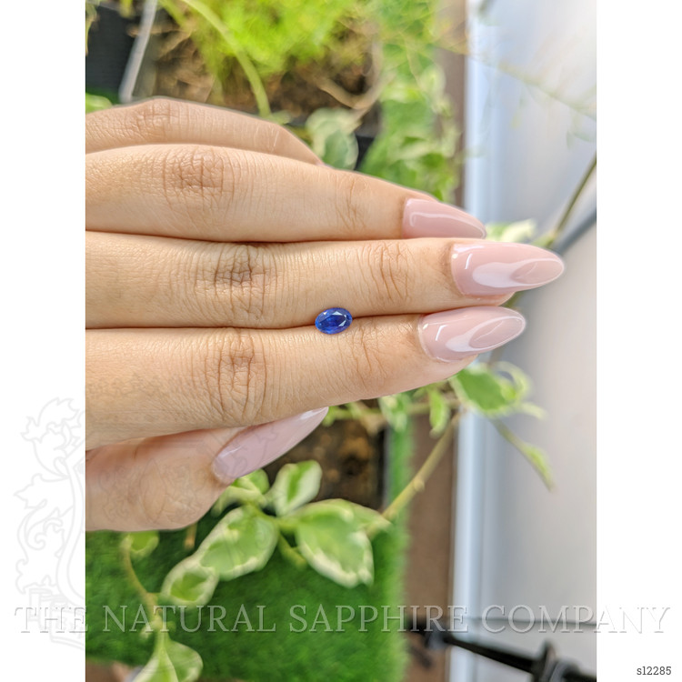 0.67 Ct. Blue Sapphire from Ceylon (Sri Lanka)