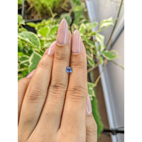 0.47 Ct. Blue Sapphire from Ceylon (Sri Lanka) Life Style