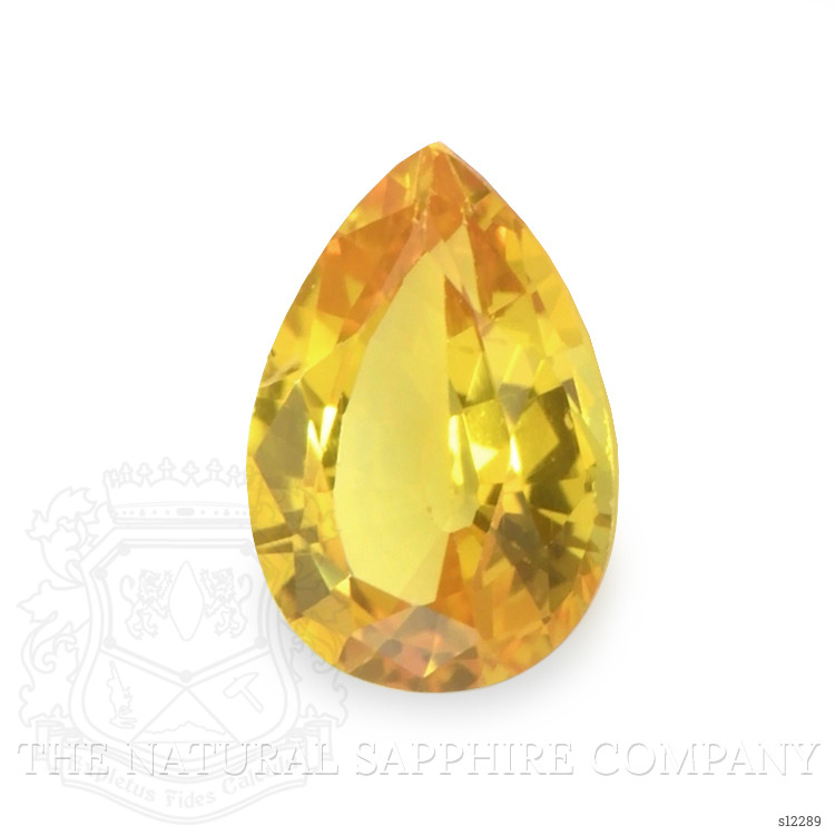 0.55 Ct. Yellow Sapphire from Ceylon (Sri Lanka)