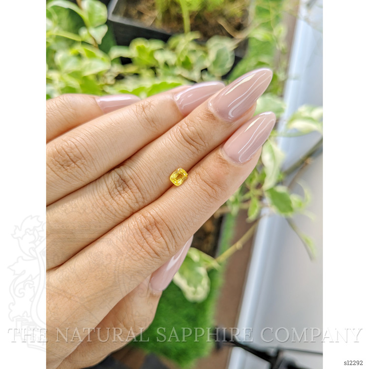 0.48 Ct. Yellow Sapphire from Ceylon (Sri Lanka)