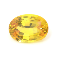 0.67 Ct. Orangish Yellow Sapphire from Ceylon (Sri Lanka) Video