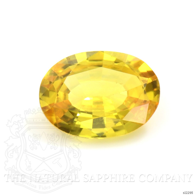0.75 Ct. Yellow Sapphire from Ceylon (Sri Lanka)