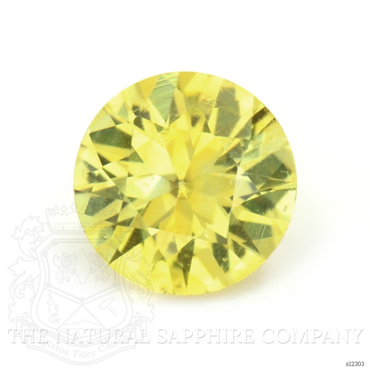 0.60 Ct. Yellow Sapphire from Ceylon (Sri Lanka)