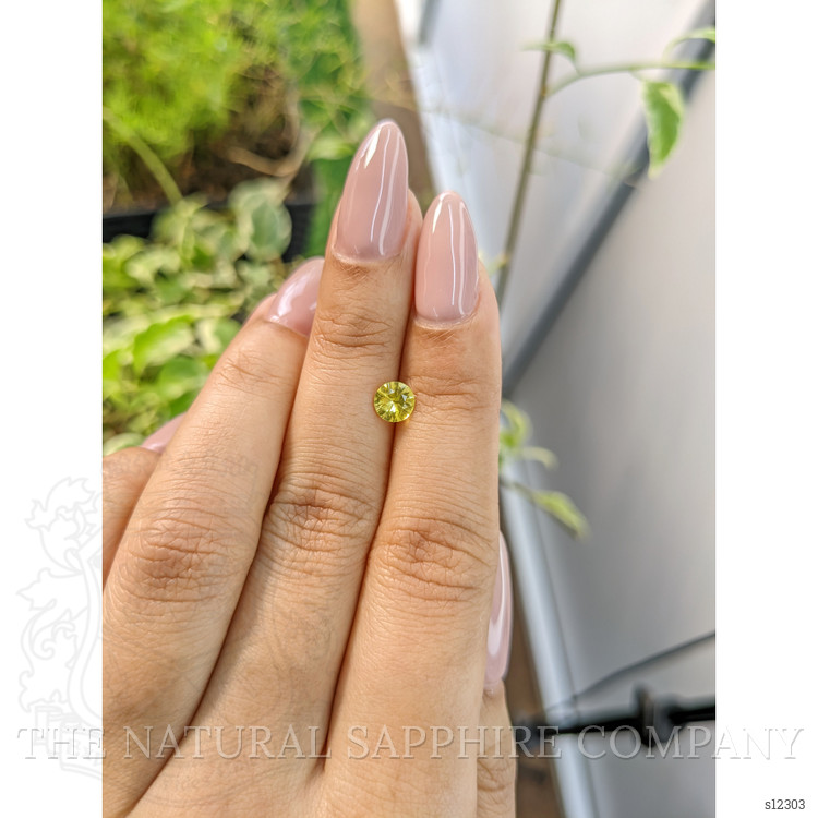 0.60 Ct. Yellow Sapphire from Ceylon (Sri Lanka)