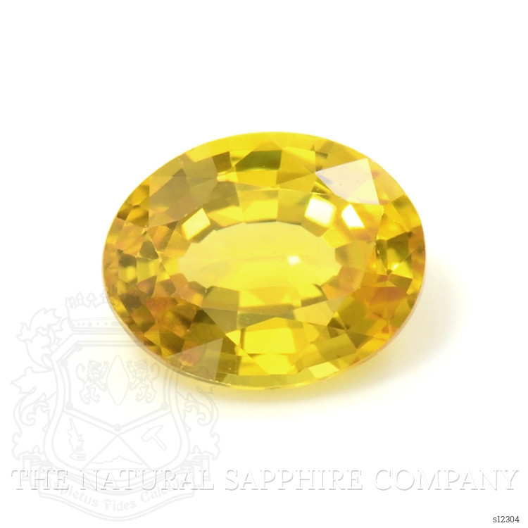 0.71 Ct. Yellow Sapphire from Ceylon (Sri Lanka)