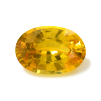 0.65 Ct. Orangish Yellow Sapphire from Ceylon (Sri Lanka) Video