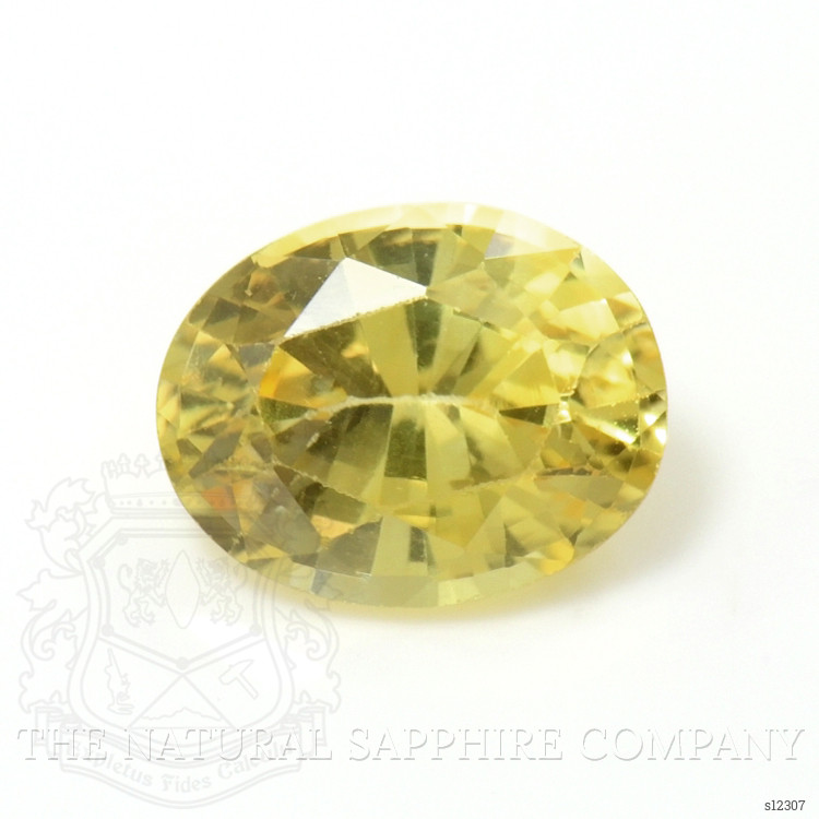 0.69 Ct. Yellow Sapphire from Ceylon (Sri Lanka)