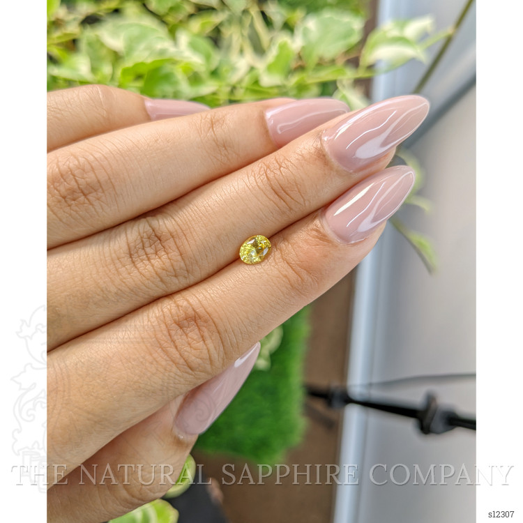 0.69 Ct. Yellow Sapphire from Ceylon (Sri Lanka)