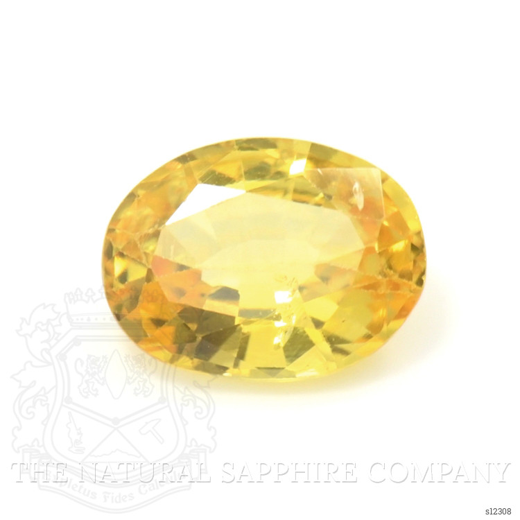 0.72 Ct. Yellow Sapphire from Ceylon (Sri Lanka)