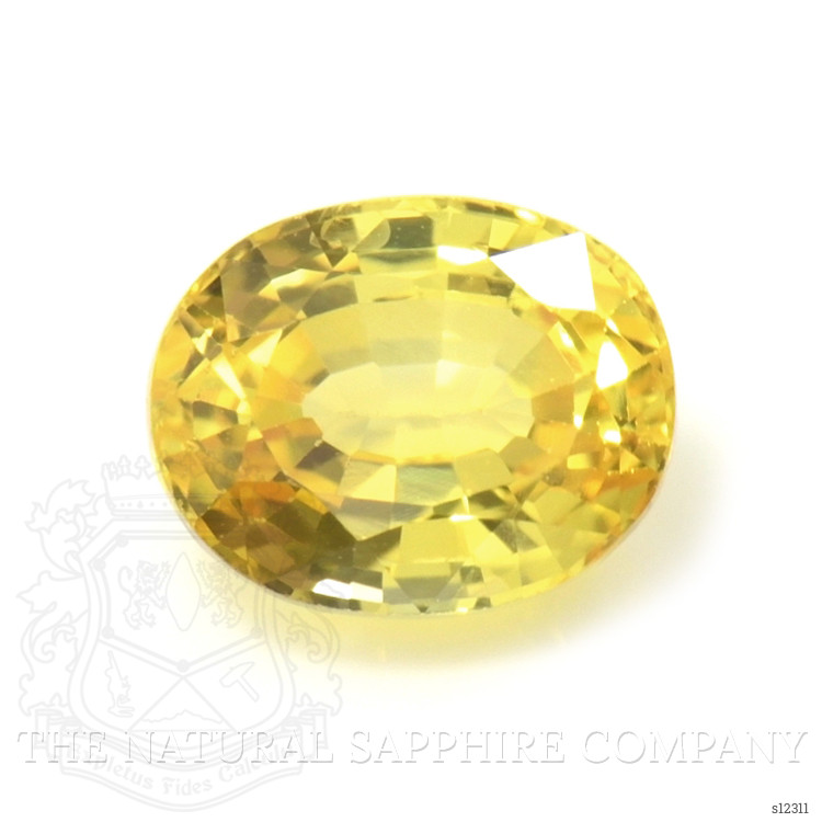 0.57 Ct. Yellow Sapphire from Ceylon (Sri Lanka)
