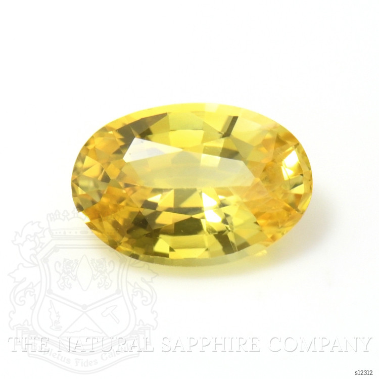 0.57 Ct. Yellow Sapphire from Ceylon (Sri Lanka)