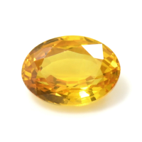 0.87 Ct. Yellowish Orange Sapphire from Ceylon (Sri Lanka) Video