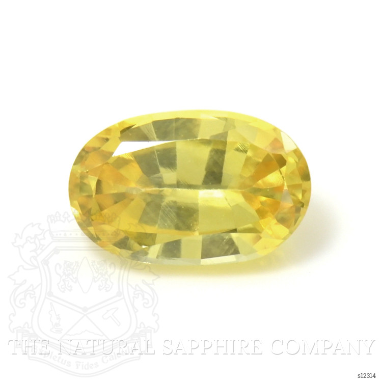 0.72 Ct. Yellow Sapphire from Ceylon (Sri Lanka)