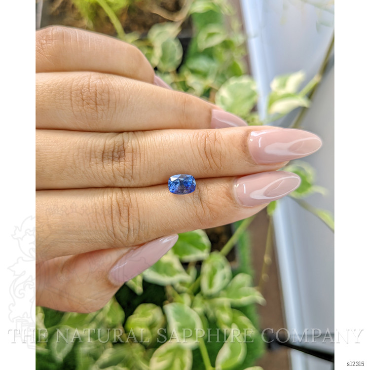 2.05 Ct. Blue Sapphire from Ceylon (Sri Lanka)