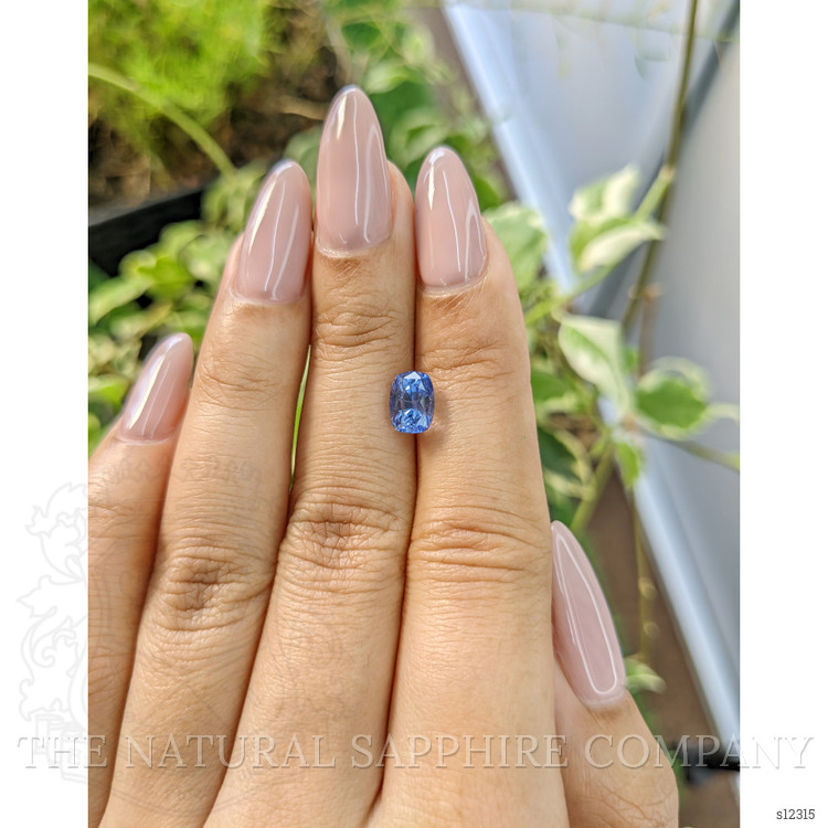 2.05 Ct. Blue Sapphire from Ceylon (Sri Lanka)
