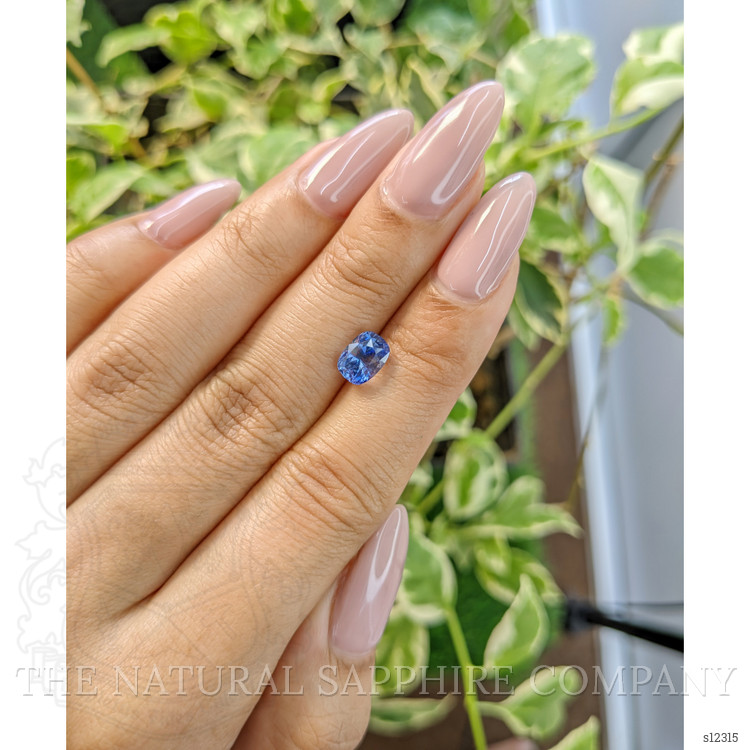 2.05 Ct. Blue Sapphire from Ceylon (Sri Lanka)