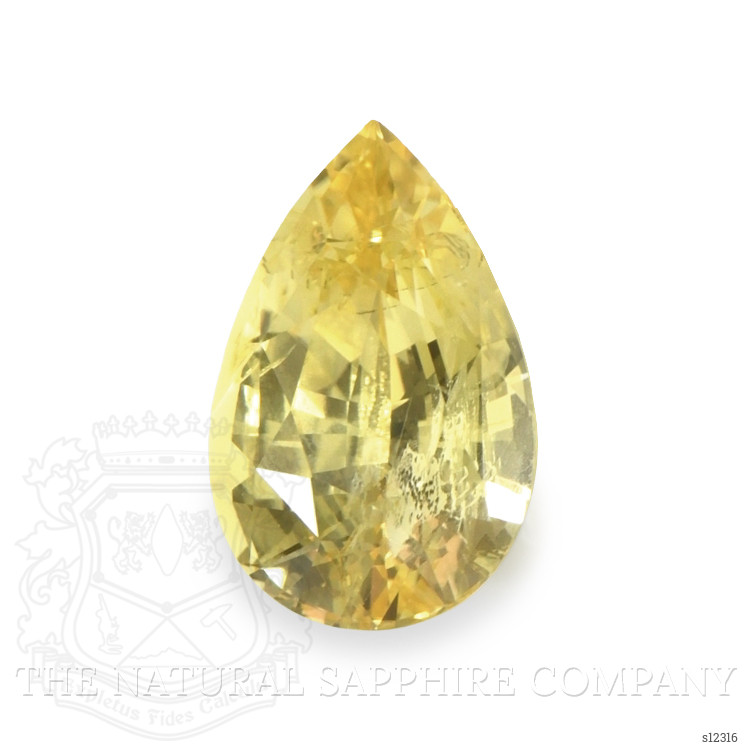 2.11 Ct. Yellow Sapphire from Ceylon (Sri Lanka)