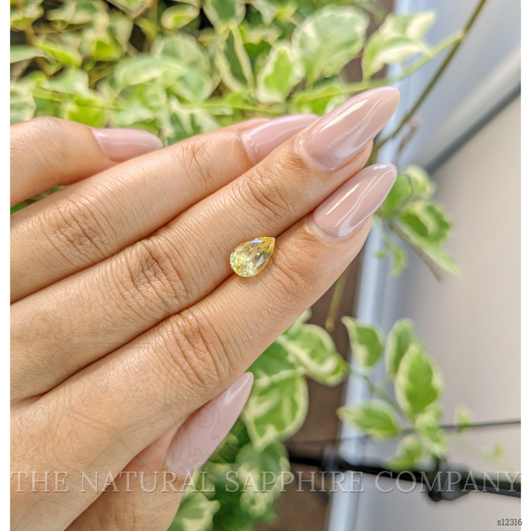 2.11 Ct. Yellow Sapphire from Ceylon (Sri Lanka)