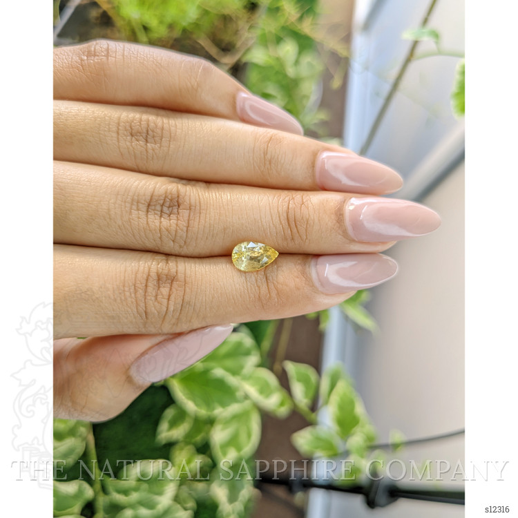 2.11 Ct. Yellow Sapphire from Ceylon (Sri Lanka)
