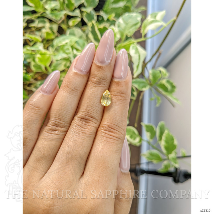 2.11 Ct. Yellow Sapphire from Ceylon (Sri Lanka)