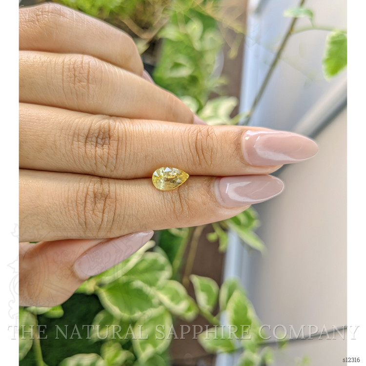 2.11 Ct. Yellow Sapphire from Ceylon (Sri Lanka)