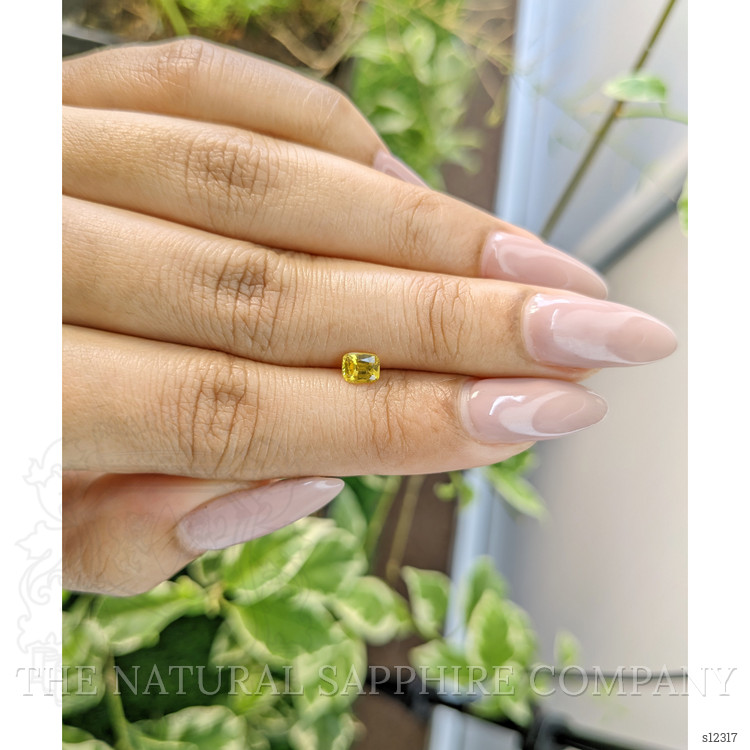 0.47 Ct. Yellow Sapphire from Ceylon (Sri Lanka)