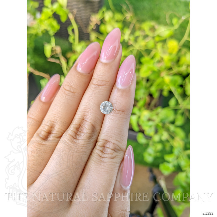 1.10 Ct. White Sapphire from Ceylon (Sri Lanka)