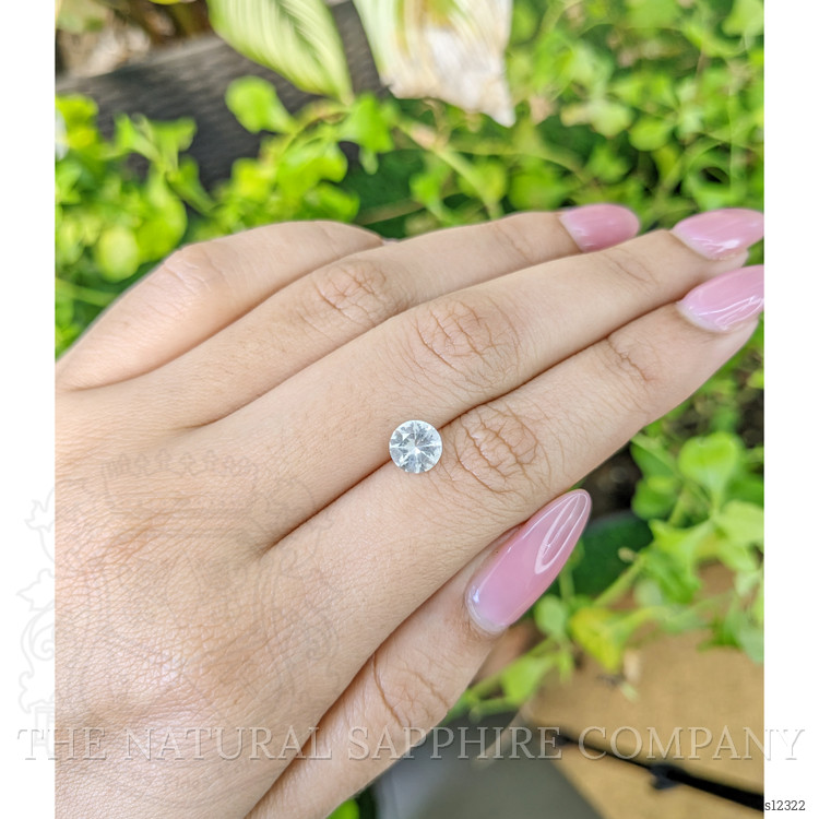 1.10 Ct. White Sapphire from Ceylon (Sri Lanka)