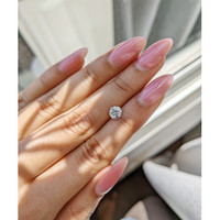 0.87 Ct. White Sapphire from Ceylon (Sri Lanka) Life Style