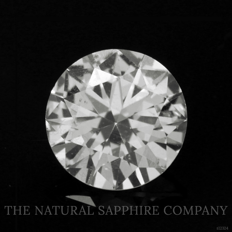 0.89 Ct. White Sapphire from Ceylon (Sri Lanka)