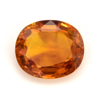 15.27 Ct. Orange Sapphire from Ceylon (Sri Lanka) Video