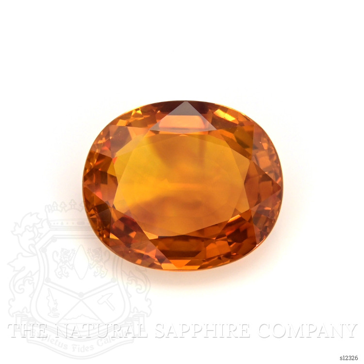 15.27 Ct. Orange Sapphire from Ceylon (Sri Lanka)