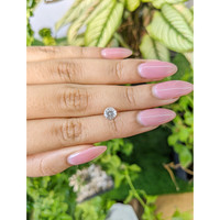 0.96 Ct. White Sapphire from Ceylon (Sri Lanka) Life Style