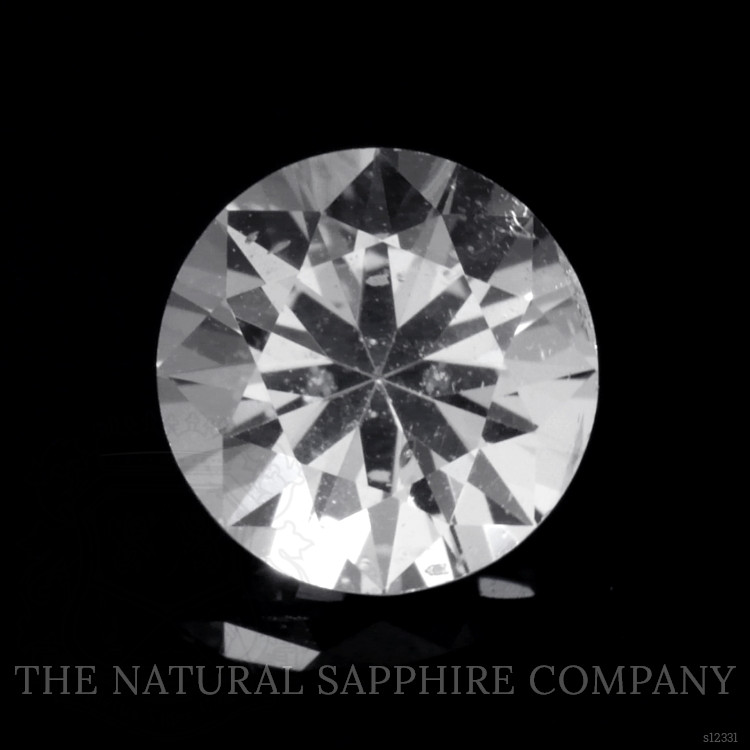 0.76 Ct. White Sapphire from Ceylon (Sri Lanka)