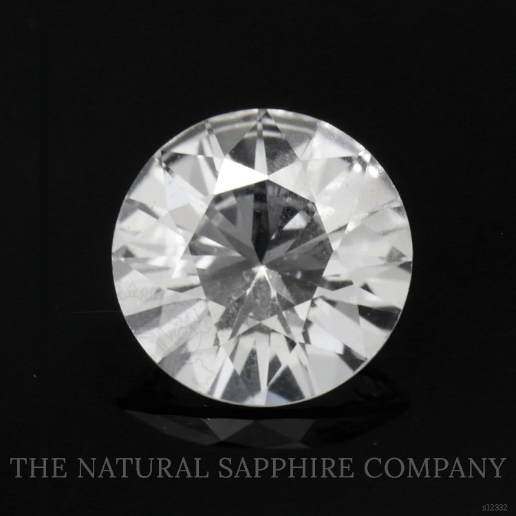 0.81 Ct. White Sapphire from Ceylon (Sri Lanka)