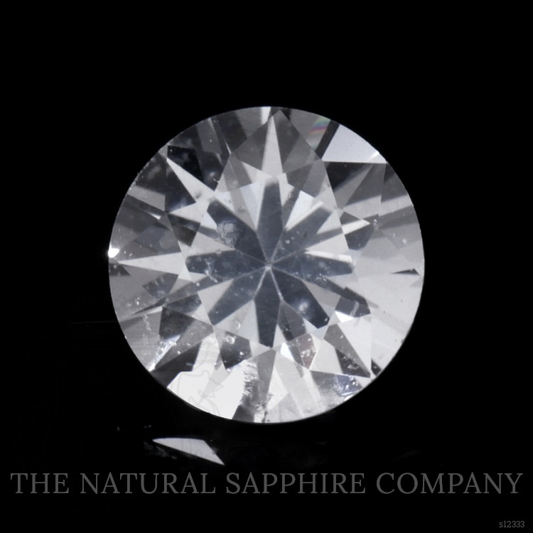 0.75 Ct. White Sapphire from Ceylon (Sri Lanka)