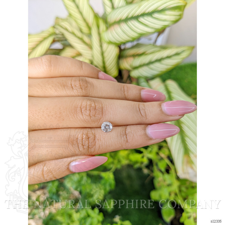 0.92 Ct. White Sapphire from Ceylon (Sri Lanka)